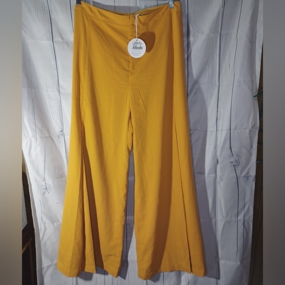 Petal & Pup Annie High Waisted Boho Wide leg flowy pants NWT